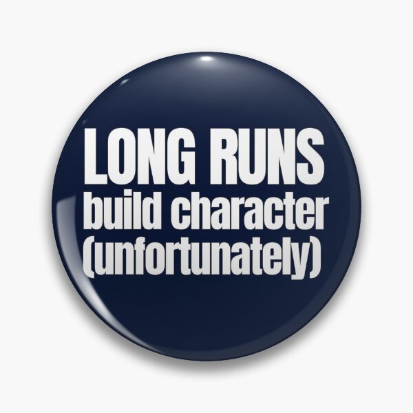 Item preview, Long Runs Build Character (Unfortunately) – Funny Running Quote designed and sold by hhells.