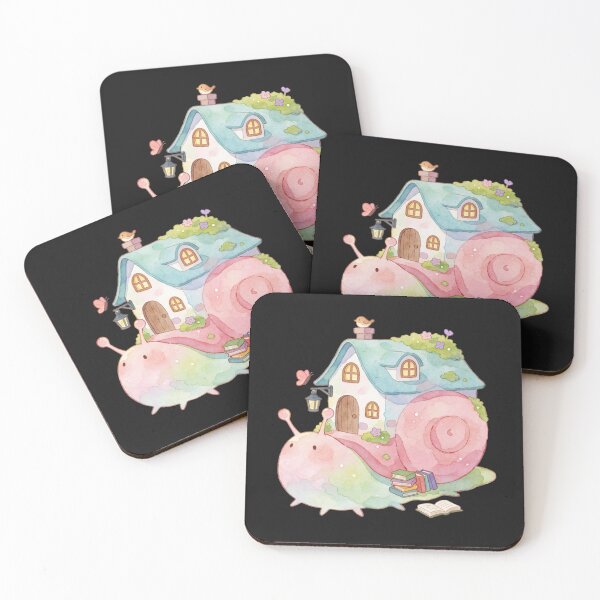 Item preview, Book Lover Snail Cottage | Cozy Reading Fantasy designed and sold by AillustriaAK.