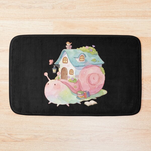 Item preview, Book Lover Snail Cottage | Cozy Reading Fantasy designed and sold by AillustriaAK.