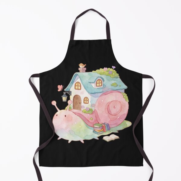 Item preview, Book Lover Snail Cottage | Cozy Reading Fantasy designed and sold by AillustriaAK.