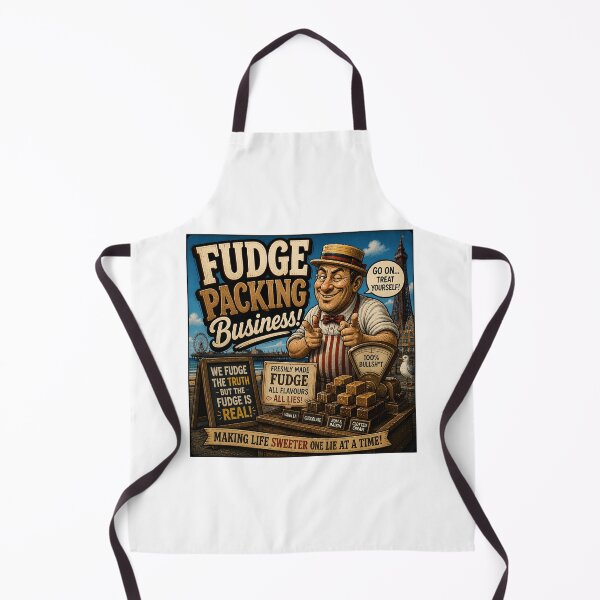 Item preview, Fudge Packing Business Funny Seaside Fudge Shop Design designed and sold by Hornace88studio .