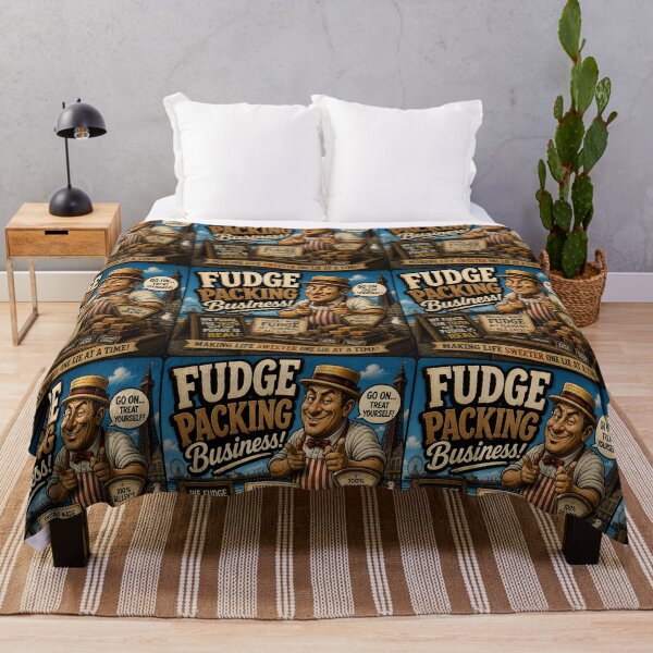Item preview, Fudge Packing Business Funny Seaside Fudge Shop Design designed and sold by Hornace88studio .