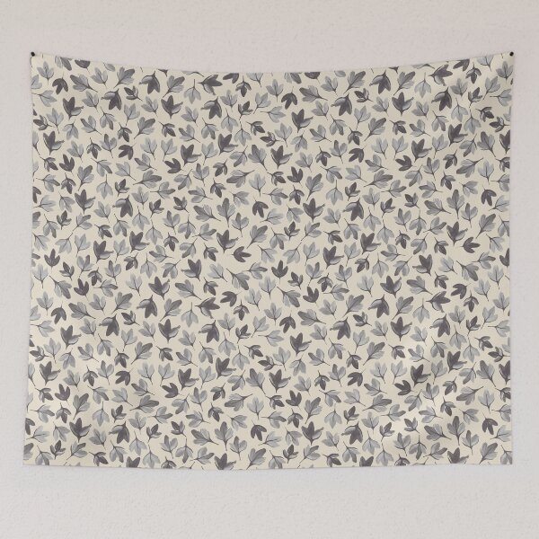 Item preview, Autumn tossed Leaves Plum on ivory designed and sold by Zenclover.