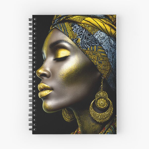 Item preview, Golden Elegance a Striking Profile Portrait designed and sold by Artessie.