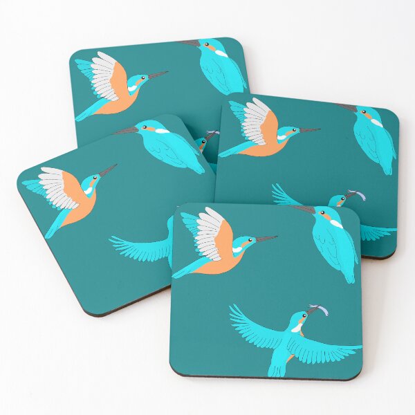 Item preview, Common Kingfishers designed and sold by Leapingdoe.