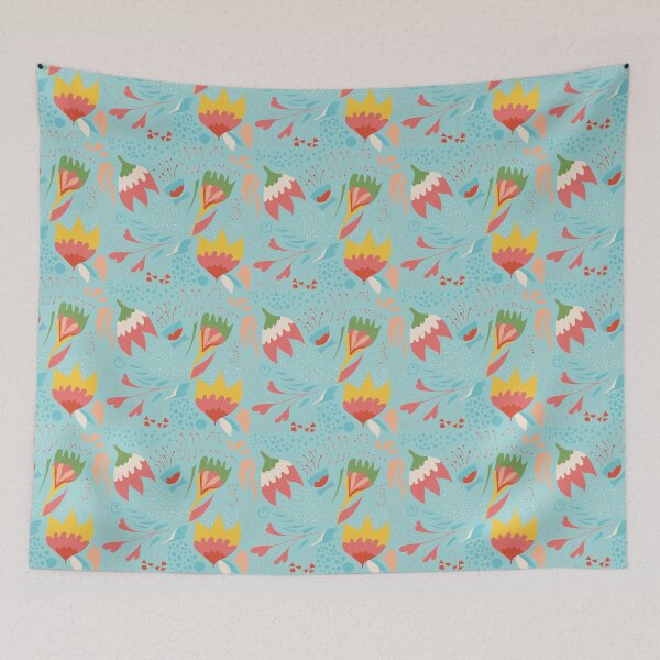 Item preview, Wild Meadow Aqua MS20092PR-D designed and sold by MarinaSotole.
