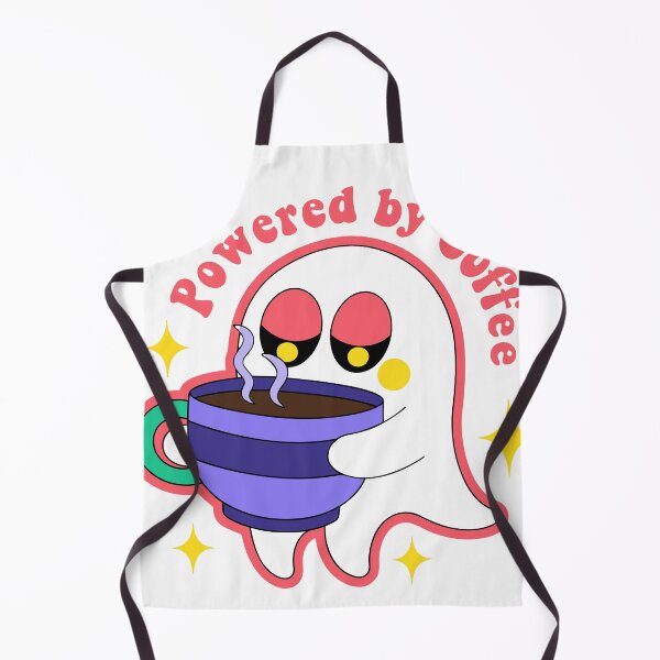Item preview, Funny Coffee Ghost Sticker designed and sold by inkfusionhub99.
