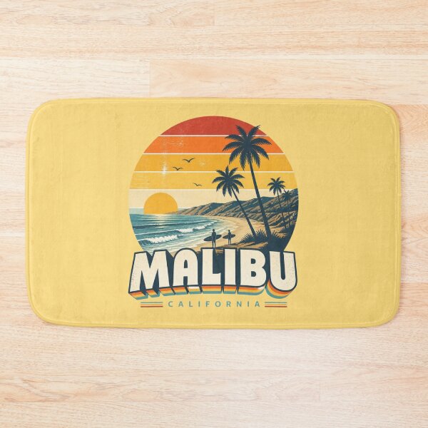 Item preview, Malibu California Retro Sunset – Surf & Palm Vibes designed and sold by ABLAT-CREATIONS.