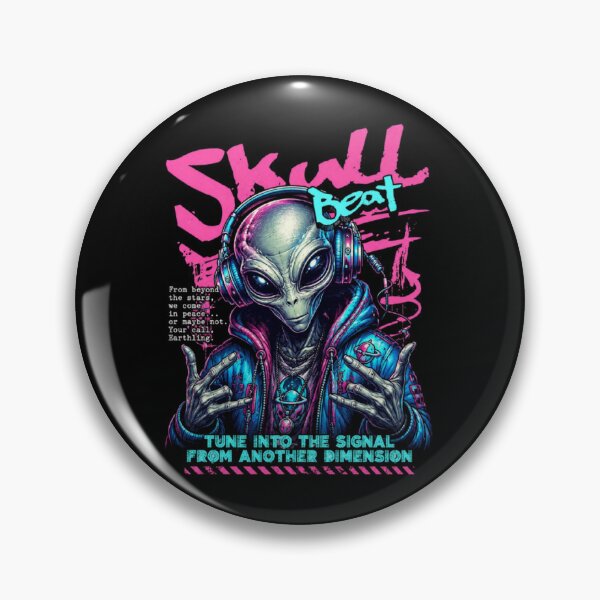 Item preview, RESIDENT ALIEN skull Beat designed and sold by ALL ART .