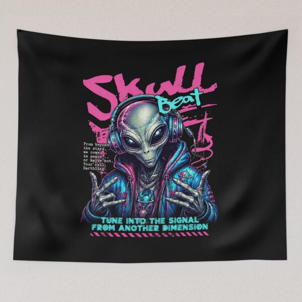 Item preview, RESIDENT ALIEN skull Beat designed and sold by ALL ART .