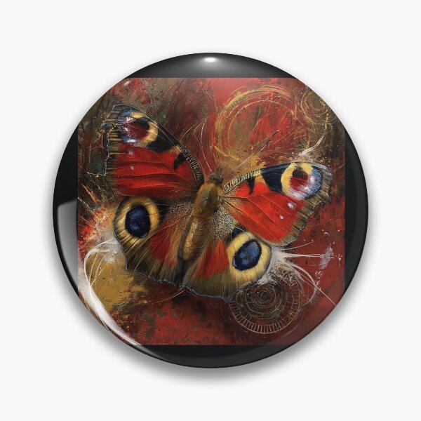 Item preview, Ocelli in Chaos: A Peacock Butterfly Reimagined  designed and sold by Helios Be. Lavsh.