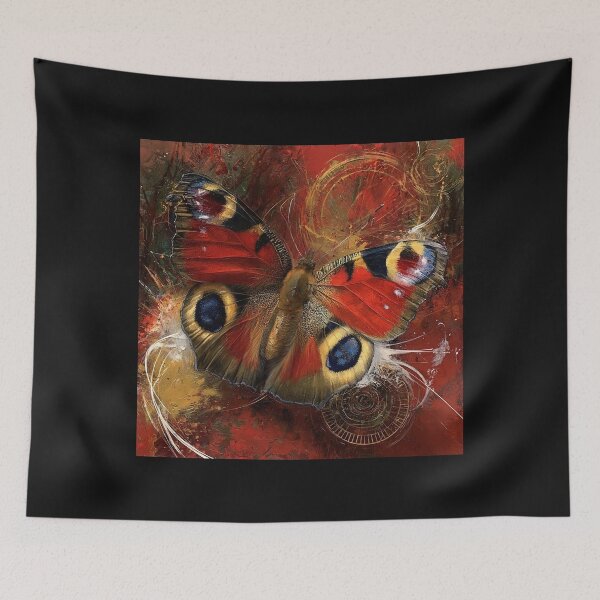 Item preview, Ocelli in Chaos: A Peacock Butterfly Reimagined  designed and sold by Helios Be. Lavsh.