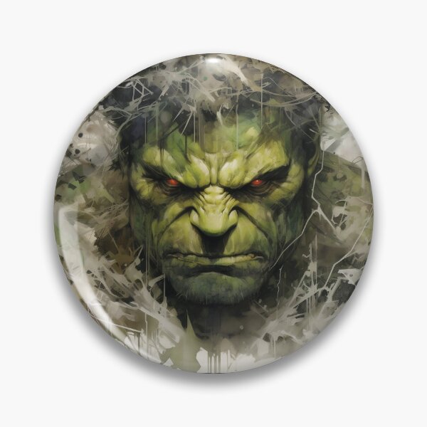 Item preview, Green Rage Watercolor Portrait - Artwork designed and sold by StudioSand.
