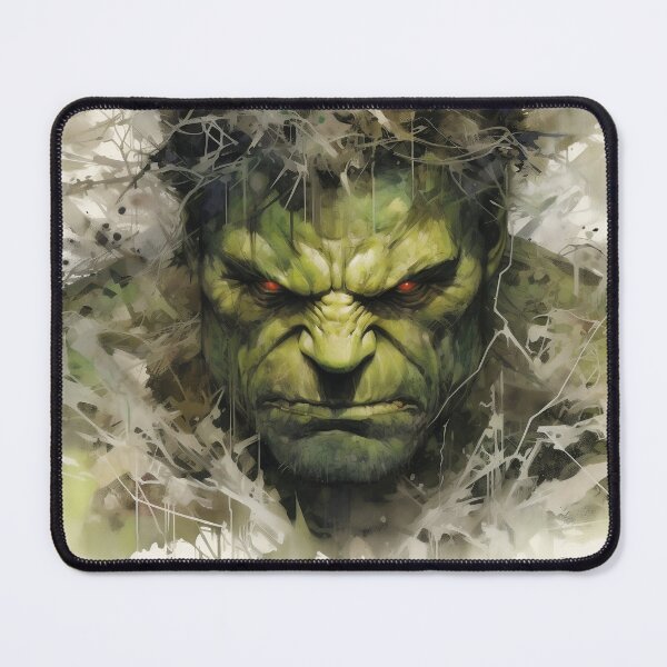 Item preview, Green Rage Watercolor Portrait - Artwork designed and sold by StudioSand.