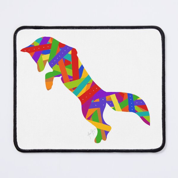 Item preview, Jumping ribbon Fox designed and sold by Ana Gorozpe.