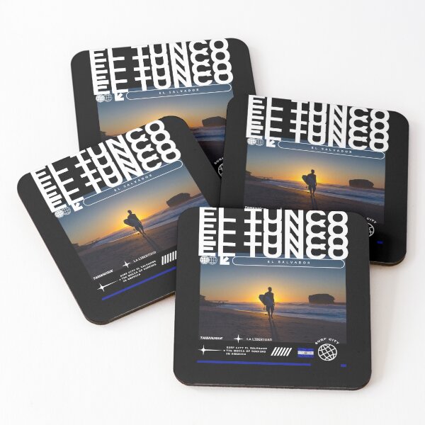 Item preview, El Tunco El Salvador - Surf City Minimalist Poster designed and sold by QuechivoESA.