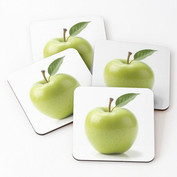 Item preview, Fresh Green Apple with Leaf Isolated designed and sold by profustock.