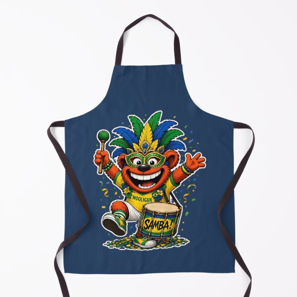 Item preview, Brazil Wooligan Samba Drummer designed and sold by WabiSabiSjak.