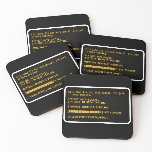 Item preview, Beta Testing Introvert Coder designed and sold by Jankes88.