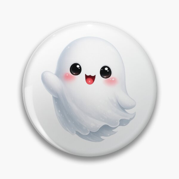 Item preview, Cute Kawaii Ghost Floating Cartoon Illustration designed and sold by ajamzbox.