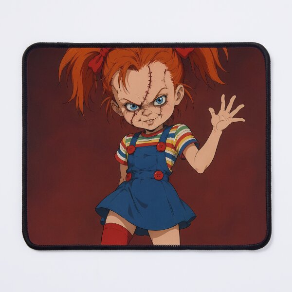 Item preview, Creepy Horror Doll – Retro Slasher Anime Art designed and sold by  Hollow Moon Studios..