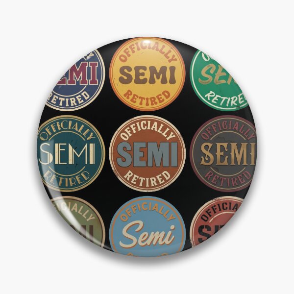 Item preview, Officially Semi Retired Vintage Retirement designed and sold by d247.