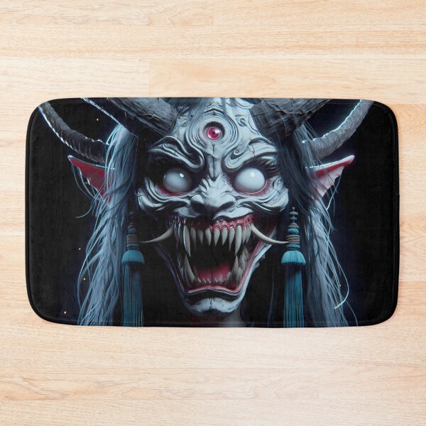 Item preview, Girl with the Oni Mask designed and sold by GalleryBrisArt.