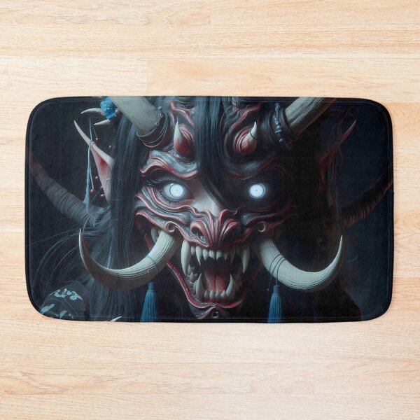 Item preview, Girl with the Oni Mask designed and sold by GalleryBrisArt.