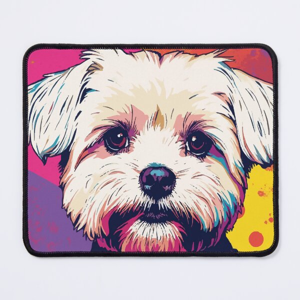 Item preview, Maltese Pop Charm designed and sold by AbstractAnom.