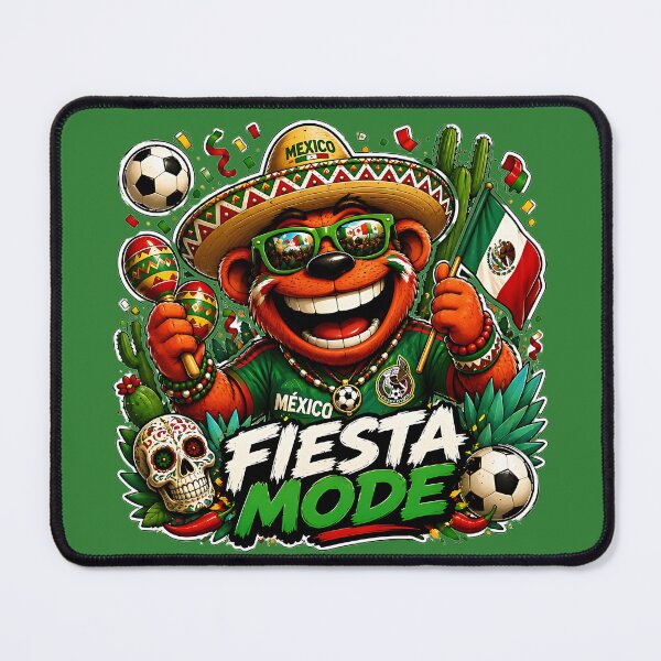 Item preview, Fiesta Mode Mexico Soccer Spirit designed and sold by WabiSabiSjak.