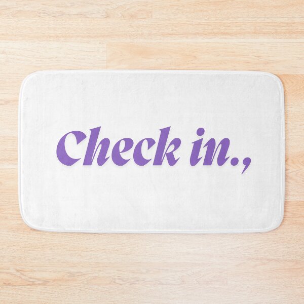 Item preview, Check in., designed and sold by ArtistTejal.