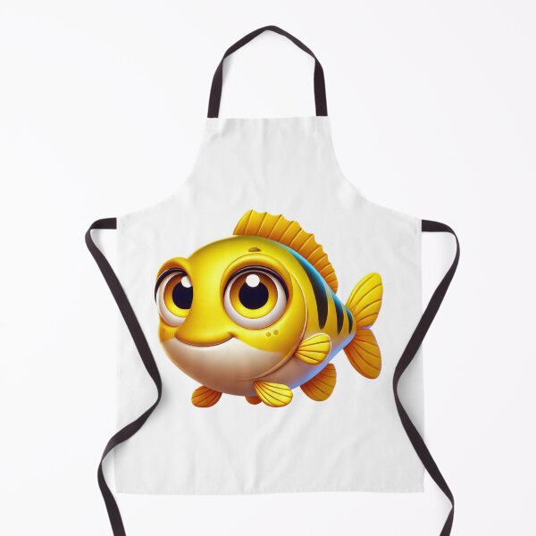Item preview, Adorable Yellow Bass Fish designed and sold by Sillytoe.