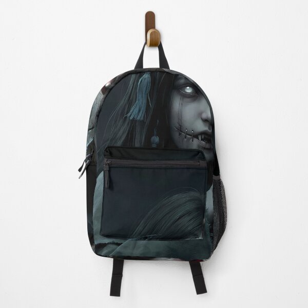 Item preview, Girl with the Oni Mask designed and sold by GalleryBrisArt.