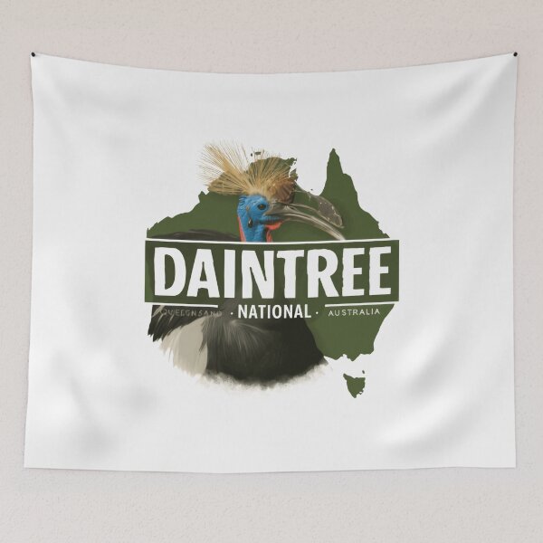 Item preview, Daintree National Queensland Australia Cassowary Wildlife Travel Souvenir designed and sold by Simsimah26Parks.
