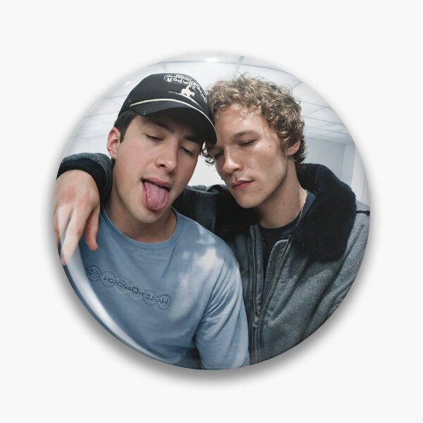 Item preview, Hudson Williams and Connor Storrie from Heated Rivalry having fun (fan art) designed and sold by PopCultureAndStuff.
