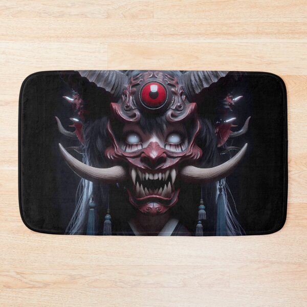 Item preview, Girl with the Oni Mask designed and sold by GalleryBrisArt.