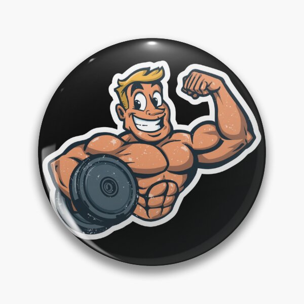 Artikelvorschau, Kopie der Gym Freaks Retro Gym Cartoon Vintage Maskottchen Workout Illustration entworfen und verkauft von Sparkofart07.