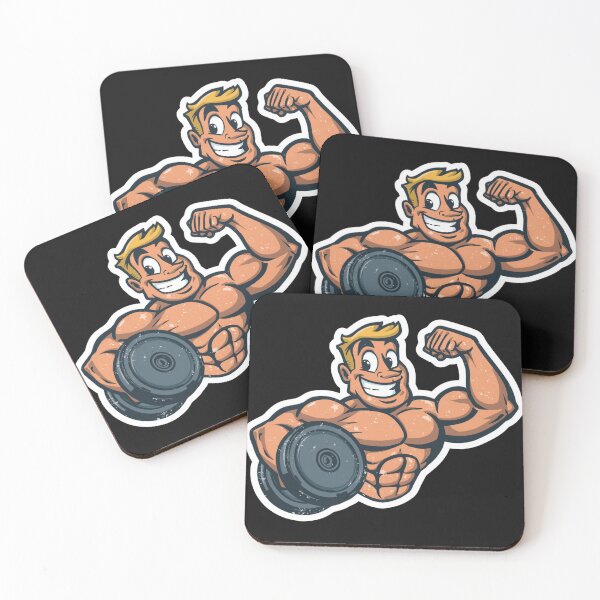 Item preview, Copy of Gym Freaks Retro Gym Cartoon Vintage Mascot Workout Illustration designed and sold by Sparkofart07.