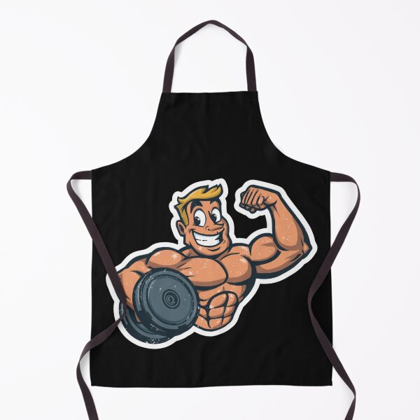 Item preview, Copy of Gym Freaks Retro Gym Cartoon Vintage Mascot Workout Illustration designed and sold by Sparkofart07.