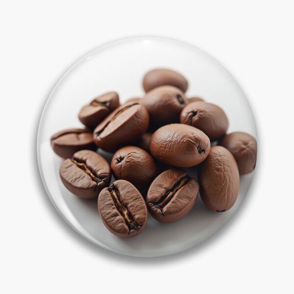 Item preview, Roasted Coffee Beans Pile on White designed and sold by profustock.