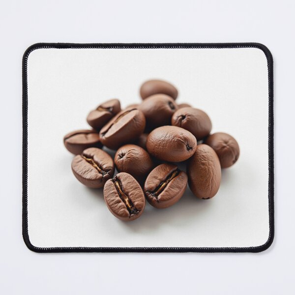 Item preview, Roasted Coffee Beans Pile on White designed and sold by profustock.
