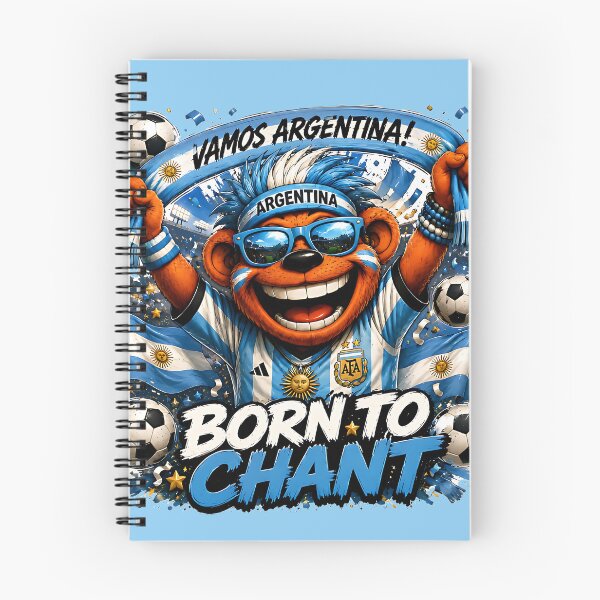Item preview, Born to Chant Argentina World Cup Fans designed and sold by WabiSabiSjak.