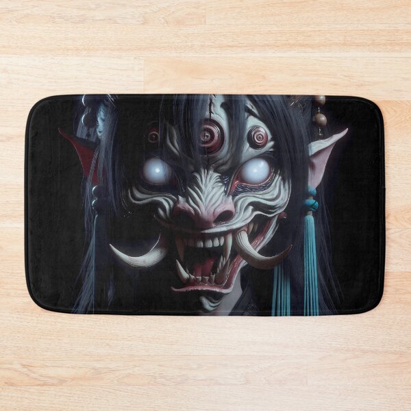 Item preview, Girl with the Oni Mask designed and sold by GalleryBrisArt.