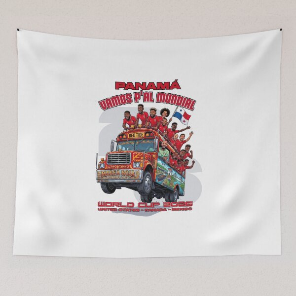 Item preview, Panama Vamos P'al Mundial – Red Tide Marea Roja World Cup 2026 designed and sold by Rogue507.