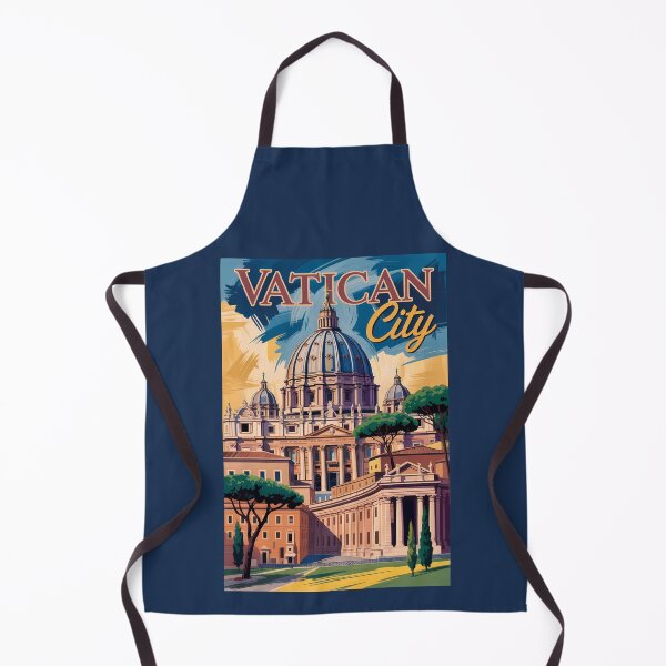 Item preview, Vatican City Painterly Illustration Travel Art Vintage designed and sold by KrisSidDesigns.