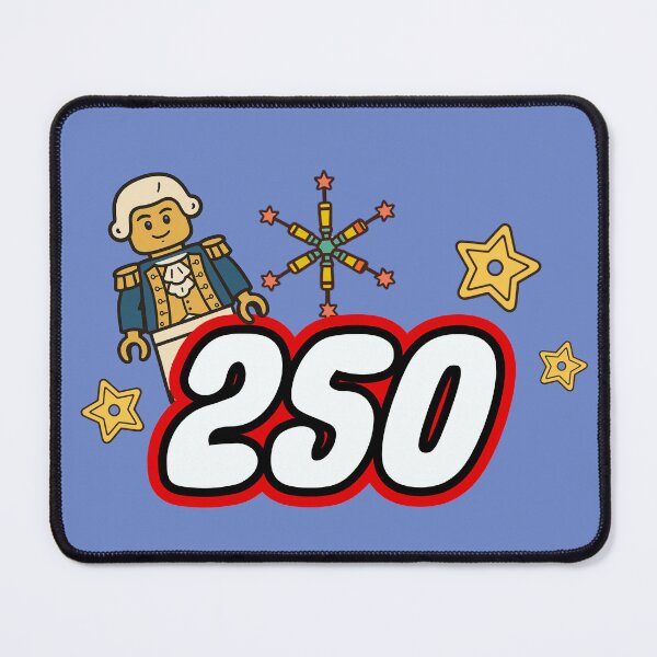 Item preview, USA's Semiquincentennial with George Washington (Plastic Brick Style) designed and sold by YonderAndBeyond.
