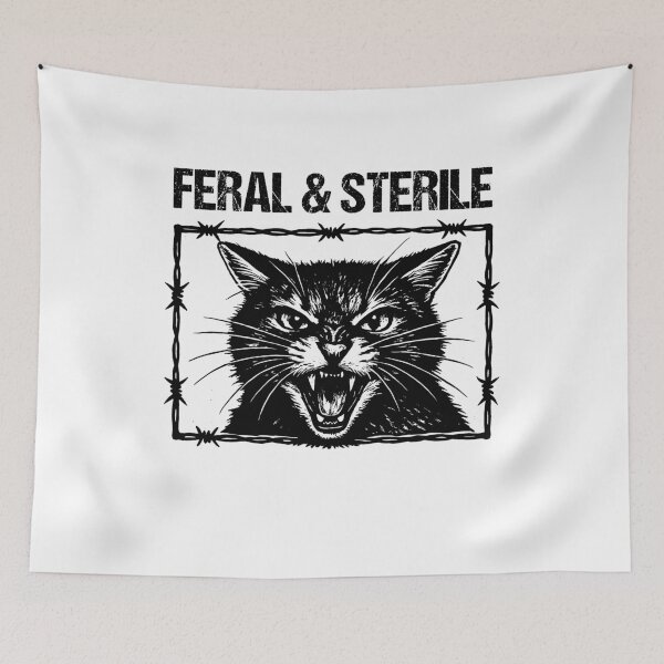 Item preview, Feral And Sterile Cat designed and sold by gunaone-design.