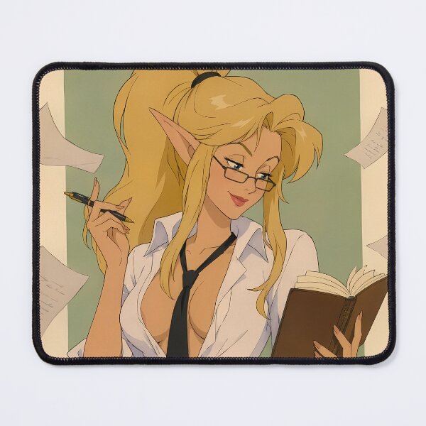 Item preview, Office Elf Secretary – Smart Anime Office Girl Aesthetic designed and sold by Hollow Moon Studios..