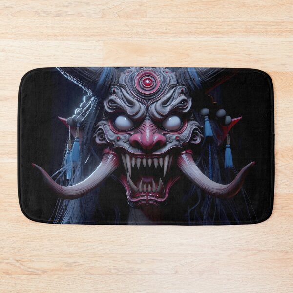 Item preview, Girl with the Oni Mask designed and sold by GalleryBrisArt.