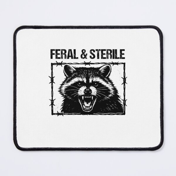 Item preview, Feral And Sterile Raccoon designed and sold by gunaone-design.